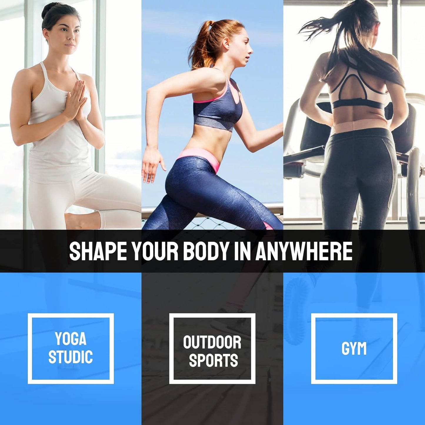 Revolutionize Your Fitness Routine with Our 2-in-1 Weighted Smart Hoola Hoop - 16 Detachable Knots for Ultimate Weight Loss & Massage (Blue)