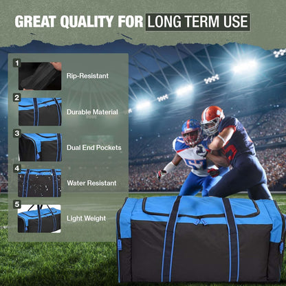 Ultimate Heavy Duty Multi-Pocket Gym Duffel Bag - Perfect for Travel and Workouts!
